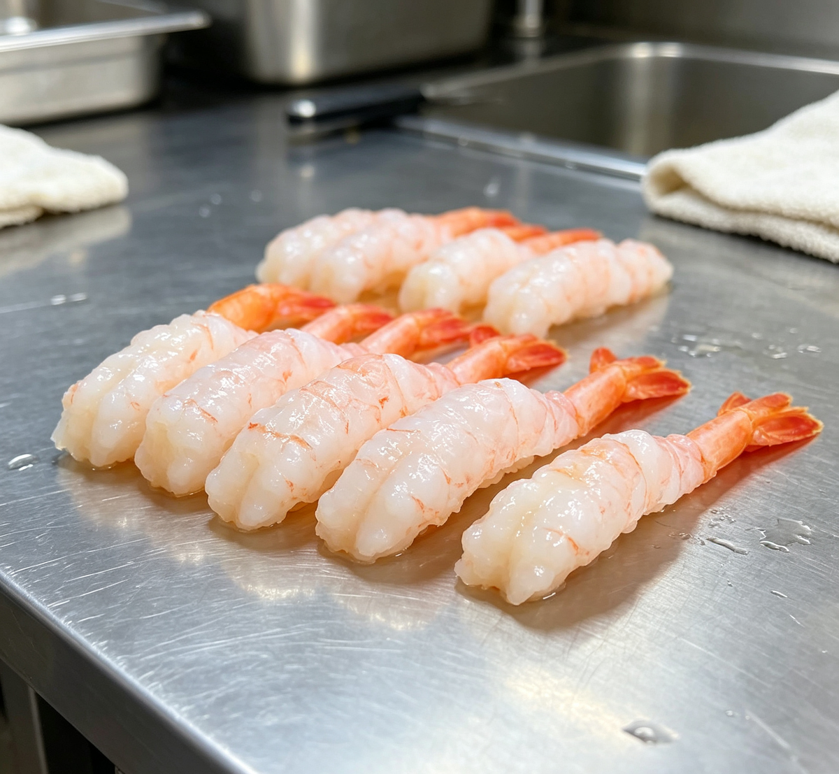 Cooked Arctic Sweet Shrimp