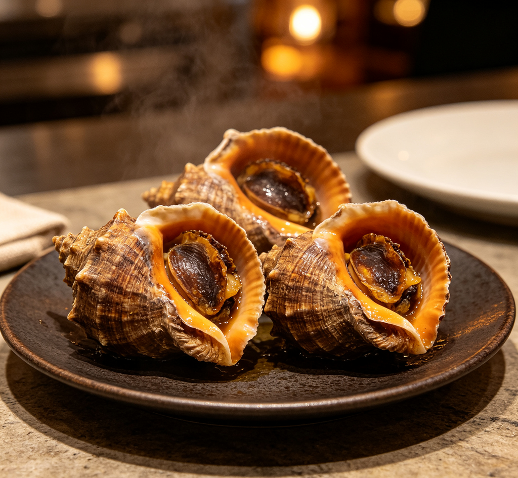 Steamed Sea Snails